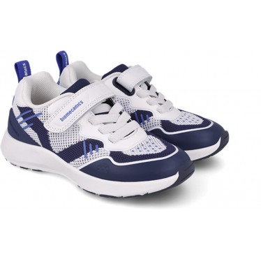 Biomecanics 252276 Sport Biotech Jungen-Sportschuh BLANCO_AZUL_MARINO_A112