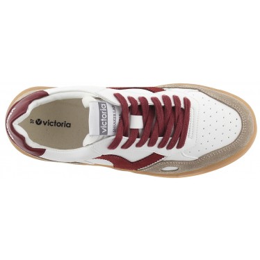 Deportiva Victoria 1257125 Seoul Wildleder ROJO