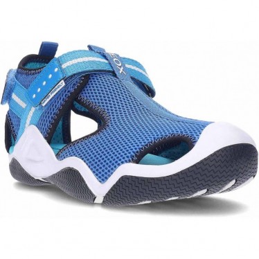 SANDALEN GEOX J WADER J1530A ROYAL_BLUE