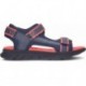 GEOX J45F1B J Sandale Airadyum für Jungen NAVY_RED