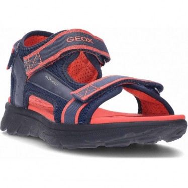 GEOX J45F1B J Sandale Airadyum für Jungen NAVY_RED