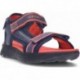 GEOX J45F1B J Sandale Airadyum für Jungen NAVY_RED