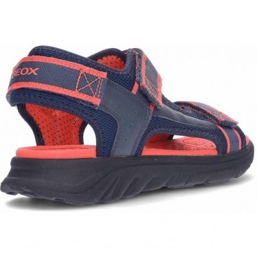 GEOX J45F1B J Sandale Airadyum für Jungen NAVY_RED
