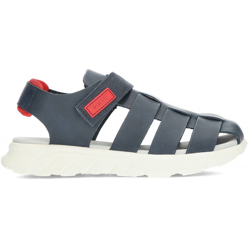GEOX J55F1D J Sandale Airadyum für Jungen NAVY_RED
