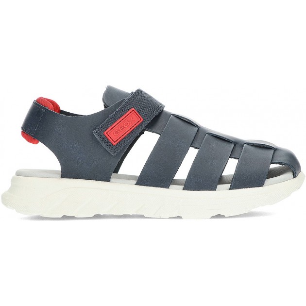 GEOX J55F1D J Sandale Airadyum für Jungen NAVY_RED
