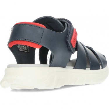 GEOX J55F1D J Sandale Airadyum für Jungen NAVY_RED