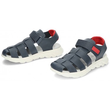 GEOX J55F1D J Sandale Airadyum für Jungen NAVY_RED
