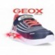GEOX J55DZB Super Mario J Assister Leucht-Sneaker NAVY_RED
