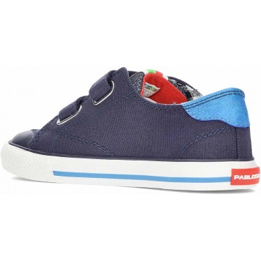 PABLOSKY 980920 Barfuß-Sneaker aus Canvas MARINO