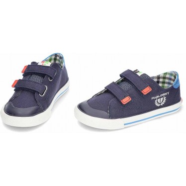 PABLOSKY 980920 Barfuß-Sneaker aus Canvas MARINO