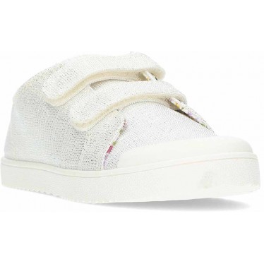 Barfuß-Canvas-Sneakers PABLOSKY 980050 BLANCO_PLATA