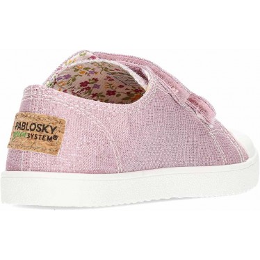 PABLOSKY 980070 Umweltfreundliche Sneaker für Mädchen PINK
