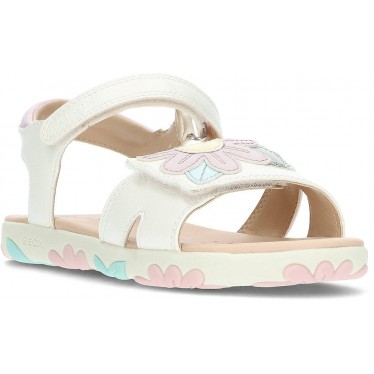 GEOX Haiti Mädchensandale J558ZB WHITE_PINK