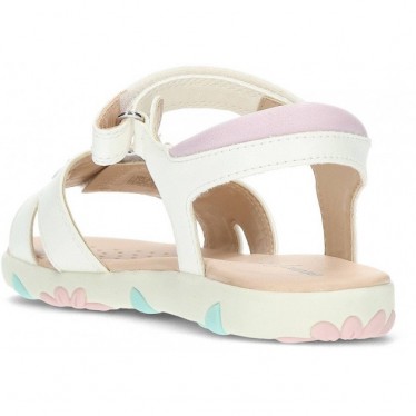 GEOX Haiti Mädchensandale J558ZB WHITE_PINK