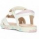 GEOX Haiti Mädchensandale J558ZB WHITE_PINK