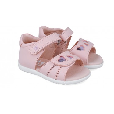 Garvalin 252302 Basic Hearts Sandalen für Mädchen ROSA_A032
