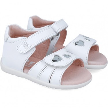 Garvalin 252302 Basic Hearts Sandalen für Mädchen BLANCO_B050