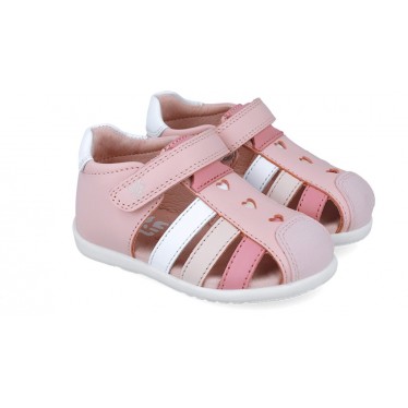 Garvalin 252303 Basic Hearts Sandalen für Mädchen ROSA_A032