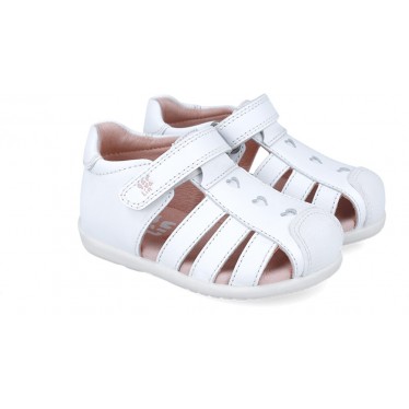 Garvalin 252303 Basic Hearts Sandalen für Mädchen BLANCO_C050