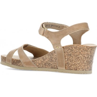 PANAMA JACK JULIABASICS SANDALEN TAUPE