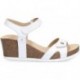 PANAMA JACK JULIABASICS SANDALEN WHITE