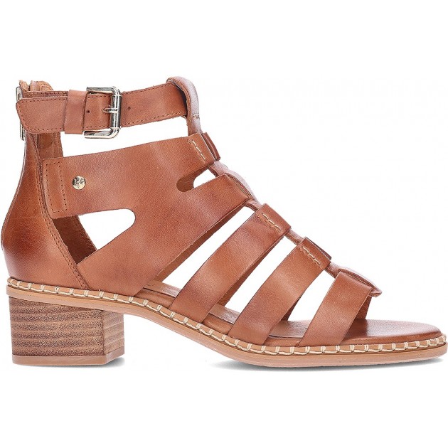 PIKOLINOS Blanes W3H-1823 Römersandalen mit Absatz BRANDY