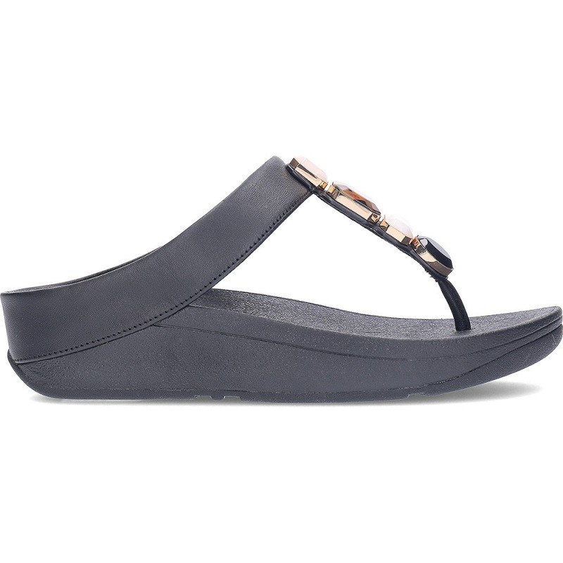 FITFLOP Fino Multi-Stone IU9 Damen Sandalen ALL_BLACK