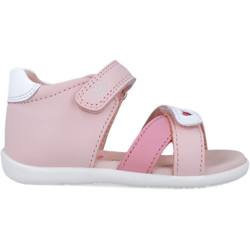 Garvalin 252304 Basic Hearts Sandalen für Mädchen ROSA_MAGNOLIA_A816