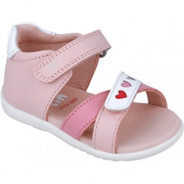 Garvalin 252304 Basic Hearts Sandalen für Mädchen ROSA_MAGNOLIA_A816