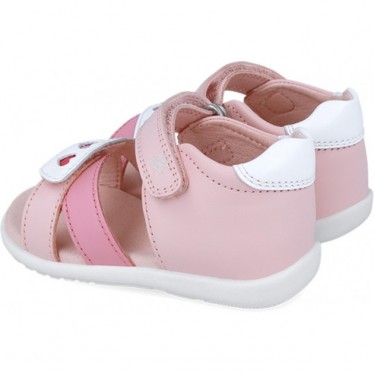 Garvalin 252304 Basic Hearts Sandalen für Mädchen ROSA_MAGNOLIA_A816