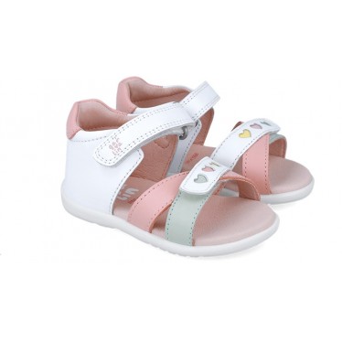 Garvalin 252304 Basic Hearts Sandalen für Mädchen BLANCO_CIPRIA_B817