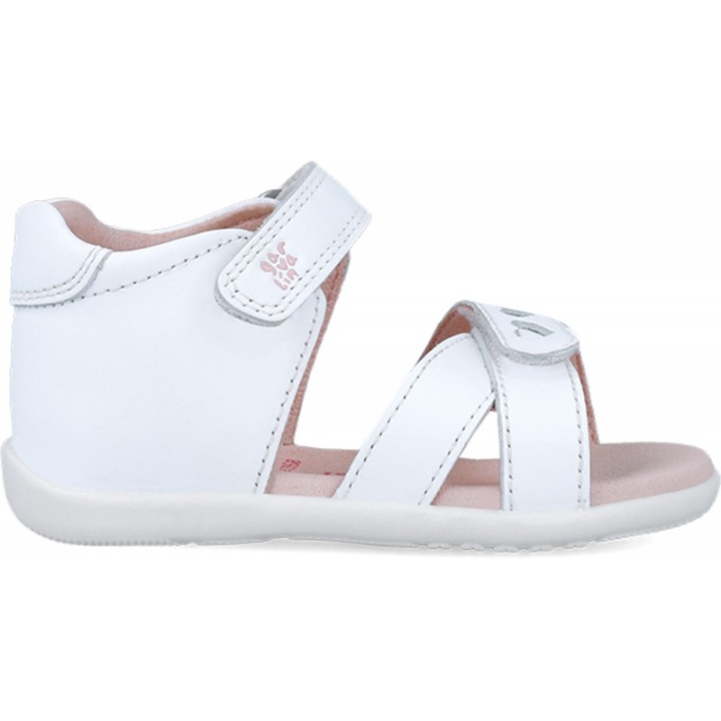 Garvalin 252304 Basic Hearts Sandalen für Mädchen BLANCO_C050