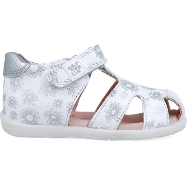 Garvalin 252305 Basic Sandalen mit Blumenmuster für Mädchen BLANCO_B050 Garvalin 252305 Basic Sandalen mit Blumenmuster für Mädchen BLANCO_B050