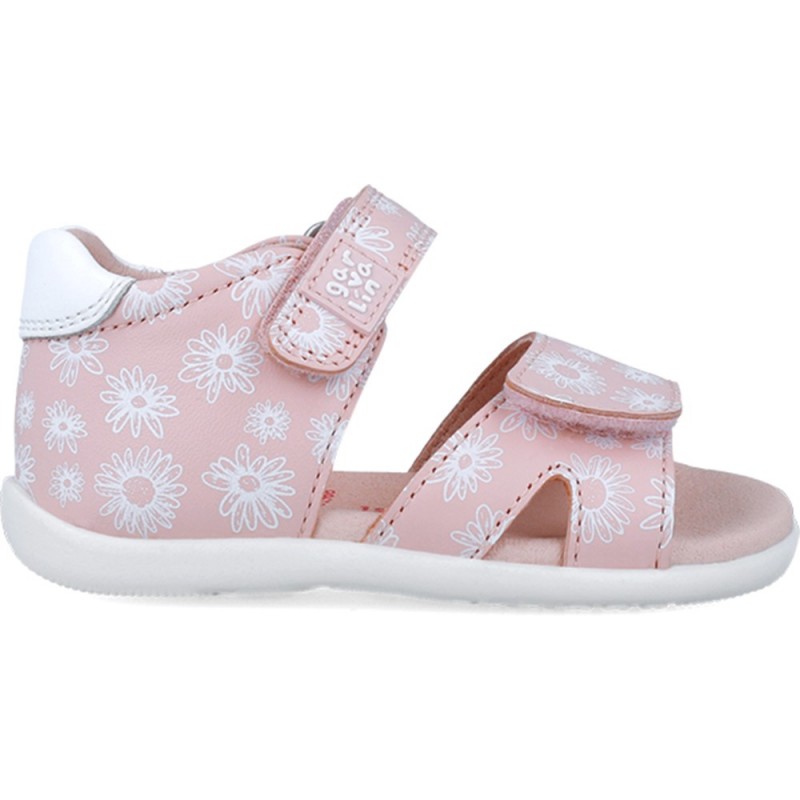 Garvalin 252306 Sandalen mit Blumenmuster für Mädchen ROSA_A032