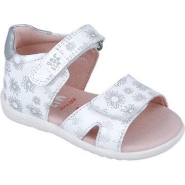 Garvalin 252306 Sandalen mit Blumenmuster für Mädchen BLANCO_B050