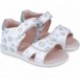 Garvalin 252306 Sandalen mit Blumenmuster für Mädchen BLANCO_B050