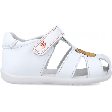 Garvalin 252316 Erste Schritte Tiger Babysandalen BLANCO_B050