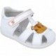 Garvalin 252316 Erste Schritte Tiger Babysandalen BLANCO_B050