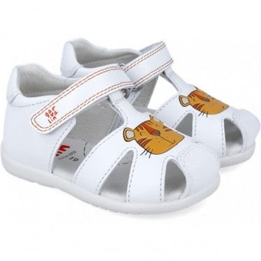 Garvalin 252316 Erste Schritte Tiger Babysandalen BLANCO_B050