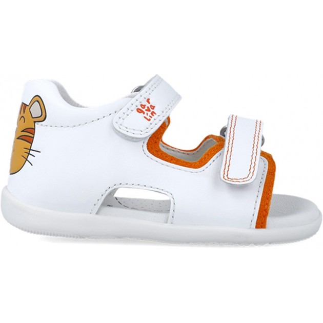 Garvalin 252317 Erste Schritte Tiger Sandalen für Jungen BLANCO_B050 Garvalin 252317 Erste Schritte Tiger Sandalen für Jungen BLANCO_B050