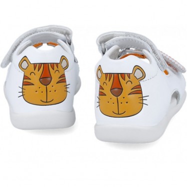Garvalin 252317 Erste Schritte Tiger Sandalen für Jungen BLANCO_B050