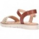 MTNG Siren 53248 Flache Sandalen für Damen NATURAL_CUERO