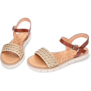 MTNG Siren 53248 Flache Sandalen für Damen NATURAL_CUERO