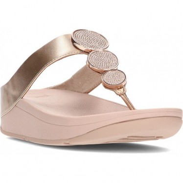 FitFlop HJ1 Halo Bead-Circle Metallic-Sandalen ROSE_GOLD