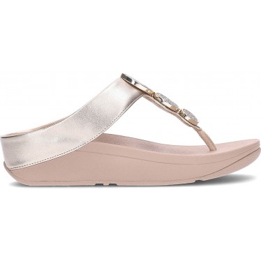 FitFlop HJ1 Halo Bead-Circle Metallic-Sandalen LATTE_BEIGE