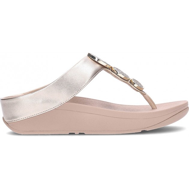FitFlop HJ1 Halo Bead-Circle Metallic-Sandalen LATTE_BEIGE FitFlop HJ1 Halo Bead-Circle Metallic-Sandalen LATTE_BEIGE