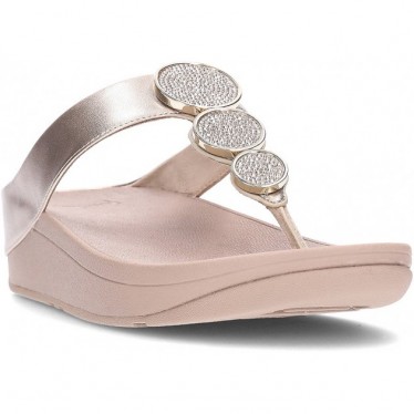 FitFlop HJ1 Halo Bead-Circle Metallic-Sandalen LATTE_BEIGE