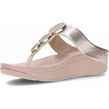 FitFlop HJ1 Halo Bead-Circle Metallic-Sandalen LATTE_BEIGE