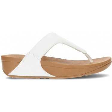 FITFLOP SANDALEN LULU LEDER TOEPOST WHITE
