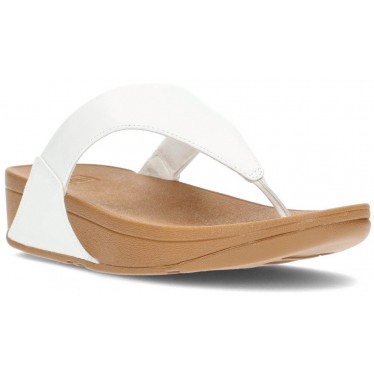 FITFLOP SANDALEN LULU LEDER TOEPOST WHITE